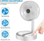 Powerful Rechargeable High Speed Table Desk Fan