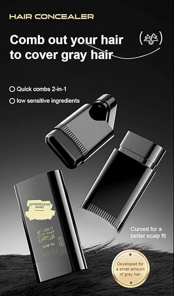 Covering White Hair Oil is Simple and Convenient 20gm - Black