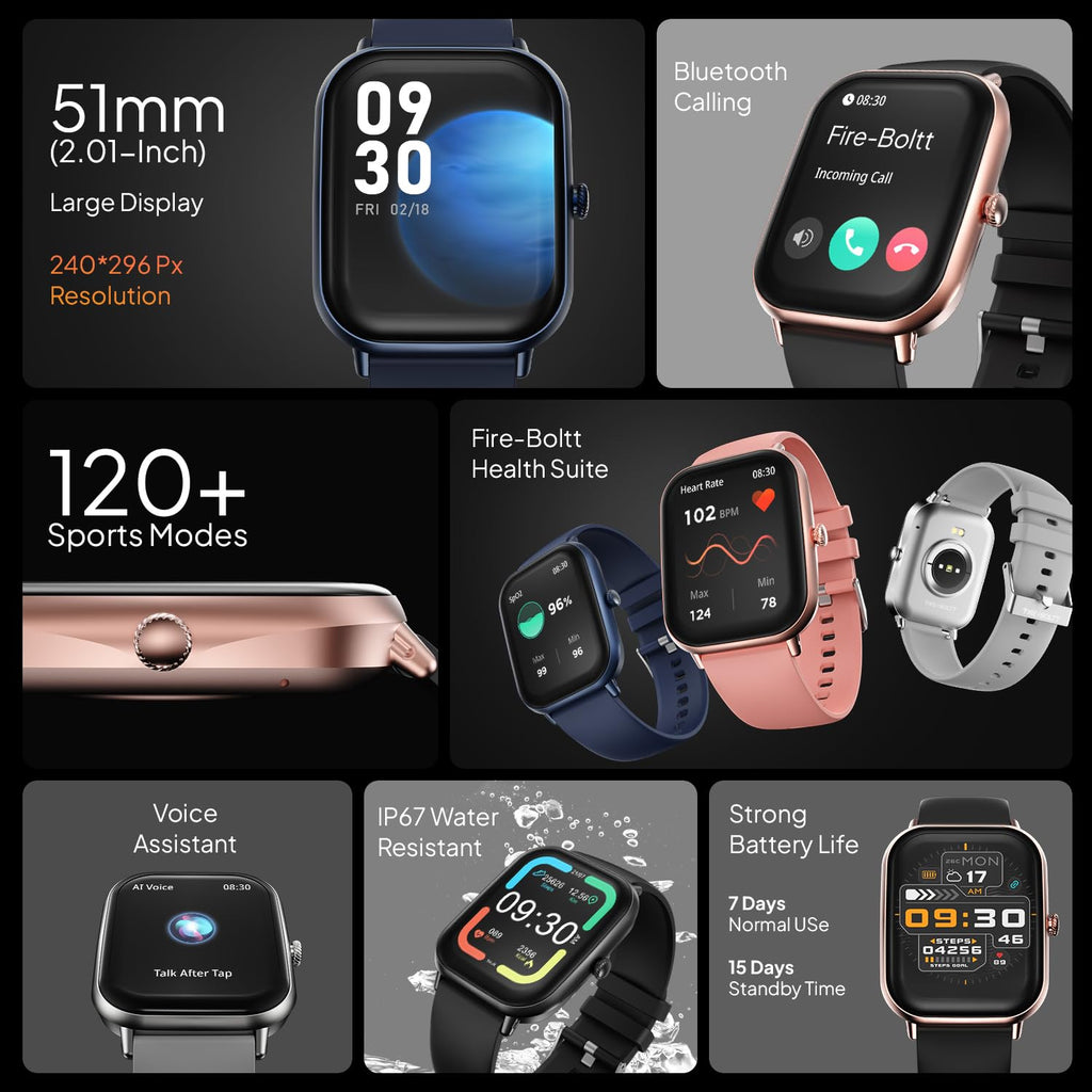 Fire-Boltt Ninja Call Pro Max Smartwatch (Bluetooth Calling) – For Men & Women